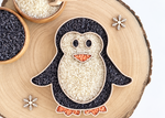 bandeja rellenable pingüino wood medio y wood claro