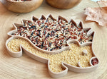 Bandeja rellenable erizo, juego sensorial infantil