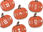 puzzle calabazas manipulativo números Terracota Castellano