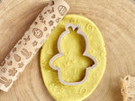 Setrodillo y moldes pascua para juego sensorial infantil