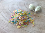 Arroz sensorial colores Rainbow saco de tela bolsa