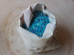 saco de tela arroz sensorial colores oceano