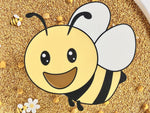 Comilón abeja juego sensorial con cubo y sin cubo