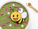 Comilón abeja juego sensorial con cubo y sin cubo
