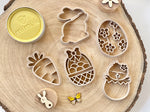 Moldes para plastilina, juego infantil.