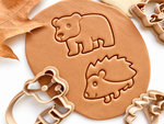 Plastilina_natural_infantil_bosque  oso y erizo wood claro