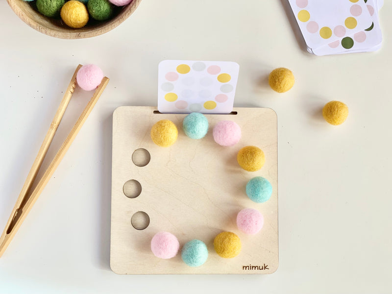 Tablero de patrones juego infantil