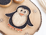 bandeja rellenable pingüino wood medio y wood claro