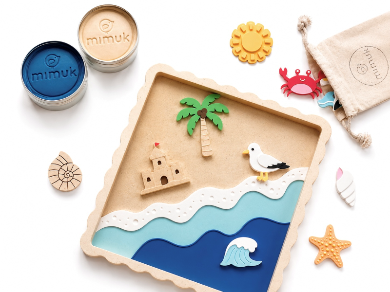 kit juego sensorial infantil playa