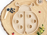 bandeja biodegradable para el juego sensorial infantil. wood claro