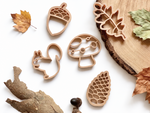Moldes biodegradables para plastilina wood claro