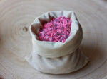 saco de tela arroz sensorial de colores unicorn