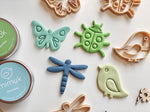 moldes biodegradables para plastilina jardin