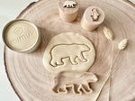 Plastilina sensorial niños con cortador oso 190g y 110g